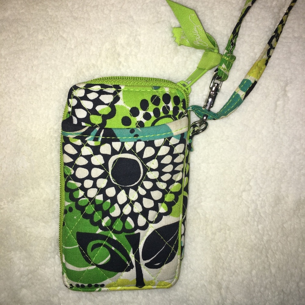 Vera Bradley Wristlet in pattern Limes Up